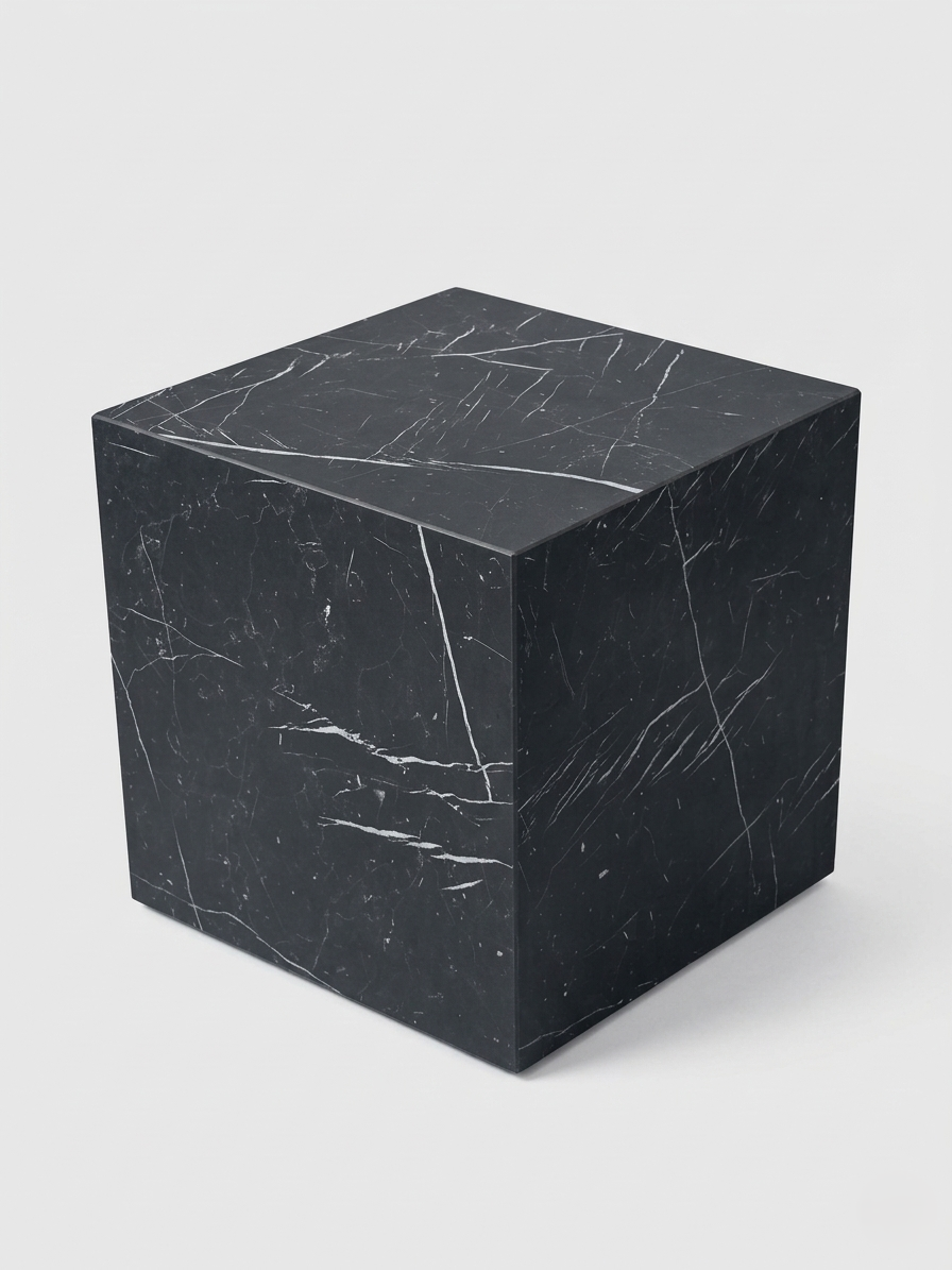 Nero marquina stool